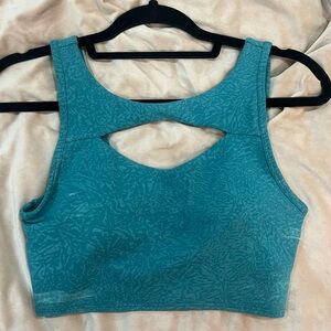 lululemon athletica Teal Patterned Sports Bra